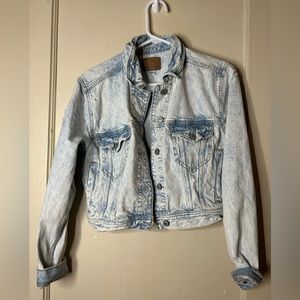 American Eagle Acid Wash Denim Jacket